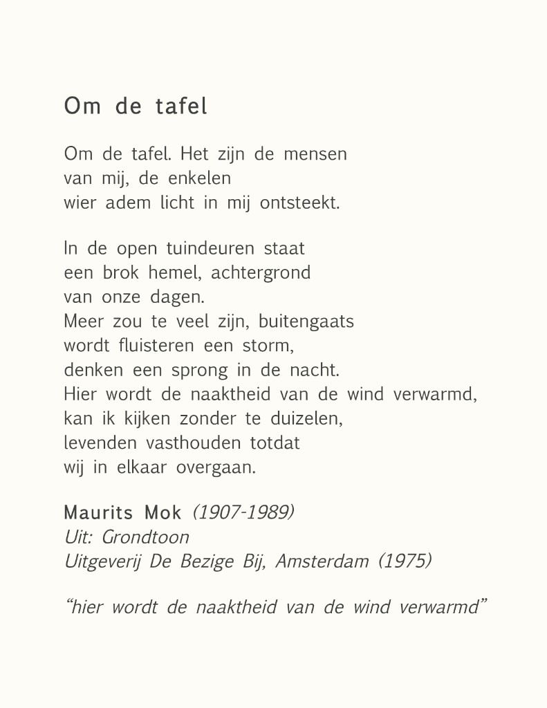 Gedicht Poëzie-Bankje gedicht van de week - Wij1019